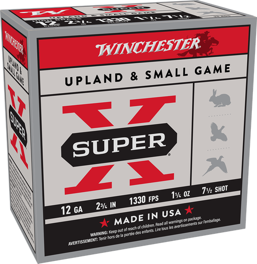 Winchester Super-X High Brass Load 12 ga. 2.75 in. 1 1/4 oz. 7.5 Shot 25 rd.