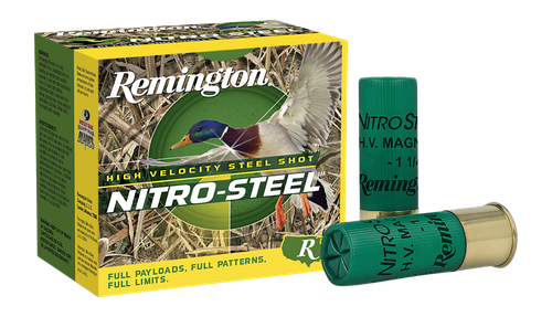 REMINGTON NITRO-STEEL HIGH VELOCITY MAGNUM 12GA 3" 1-3/8OZ 2 AMMO 25RD
