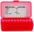MTM Ammo Box 50 Round Flip-Top 41 44 45 LC Clr-Red