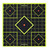 Birchwood Casey 34105 Shoot-N-C Reactive Target Self-Adhesive Paper Black/Yellow 8" 5-Diamond 6 Pack