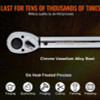 VEVOR Torque Wrench, 1/2-inch Drive Click Torque Wrench 20-250ft.lb/34-340n.m, Dual-Direction Adjustable Torque Wrench Set, Mechanical Dual Range Scales Torque Wrench Kit with Adapters Extension Rod