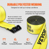 VEVOR Winch Straps 4'' x 30' 6000 lbs Load Capacity 18000 lbs Break Strength