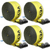 VEVOR Winch Straps 4'' x 30' 6000 lbs Load Capacity 18000 lbs Break Strength