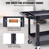 The VEVOR Heavy-Duty 2-Shelf Utility Service Cart