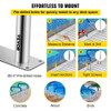 VEVOR 32" x 22.5" 304 Stainless Steel Pool Handrail