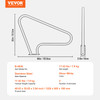 VEVOR 48"x36" 304 Stainless Steel Pool Handrail Set (2-Pack)