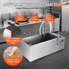 VEVOR Mobile Fryer Oil Filter System, 55L Commercial Restaurant Deep Fryer Oil Filtration Machin