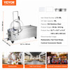 VEVOR Mobile Fryer Oil Filter System, 55L Commercial Restaurant Deep Fryer Oil Filtration Machin