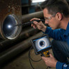 Borescope / Pipe Inspection when in use