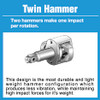 Shinano 1/2"Square Drive pneumatic with 2 inch Long Anvil Impact Wrench  Shinano pneumatics