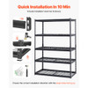 VEVOR 5-Tier Heavy Duty Garage Shelving - 3000 lbs
