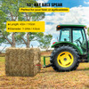 VEVOR 43" Hay Spear Pair - 3000 lbs Capacity Heavy-Duty Bale Spike tractor pack