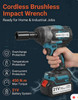 Enegyz 21V Cordless Brushless Impact Wrench Kit