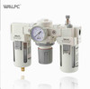 WAALPC AC4000-04 1/2" NPT Air Filter Regulator Lubricator (FRL) Combination - Manual Drain, 5μm2