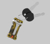 Armytek Zippy WR Extended Set Yellow Rechargeable Keychain Headlamp - White/Red, 120/30 Lumens product image 5