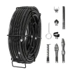 VEVOR 100 ft x 5/8 in Sectional Drain Cleaning Cable with 7 Cutters