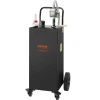 VEVOR Fuel Caddy, 35 Gallon, Gas Storage Tank on 4 Wheels, with Manual Transfer Pump
