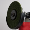 Shinano SI-2515LA 5-inch heavy-duty air angle grinder showing structural side handle, wheel guard, and high-torque motor housing