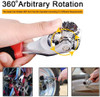 Migcraft Multifunctional Socket Wrench with 360 Degree Swivel Rotating Head