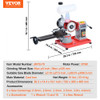 VEVOR Circular Saw Blade Sharpener, 370W Saw Blade Grinding with Water Injection, Water Injection Circular Saw Blade Sharpening & 6 Saw Centerings, 5-inch Grinding Wheel for Carbide Tipped Saw Blades