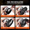 VEVOR Cordless Angle Grinder Kit For 4-1/2''  for Cutting, Polishing, Grinding, Rust Removal