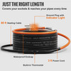 VEVOR 80-ft 5W/ft Self-Regulating Electric Heat Cable for Plumbing Freeze