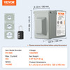 VEVOR UL Listed 50 Amp RV Power Outlet Box: Secure, Weatherproof, and Lockable NEMA 14-50R Outdoor Electrical Hookup for RVs, Campers, and Electric Vehicles