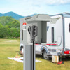 VEVOR UL Listed 50 Amp RV Power Outlet Box: Secure, Weatherproof, and Lockable NEMA 14-50R Outdoor Electrical Hookup for RVs, Campers, and Electric Vehicles