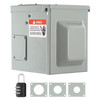 VEVOR UL Listed 50 Amp RV Power Outlet Box: Secure, Weatherproof, and Lockable NEMA 14-50R Outdoor Electrical Hookup for RVs, Campers, and Electric Vehicles