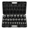 VEVOR Impact Socket Set 3/4 Inches 29 Piece Impact Sockets, 6-Point Sockets, Rugged Construction, CR-M0, 3/4 Inches Drive Socket Set Impact SAE 3/4 inch - 2-1/2 inch, with a Storage Cage