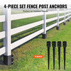 VEVOR 36" Fence Post Anchor Ground Spike used in fence