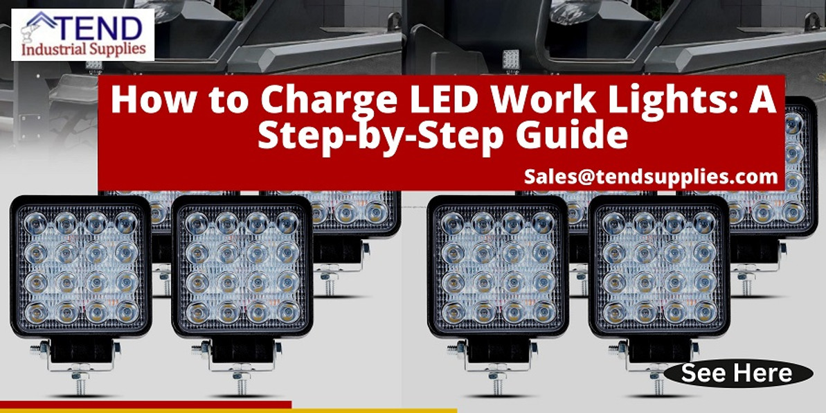 Rechargeable LED Work Light Offering Robust Portable Lighting to