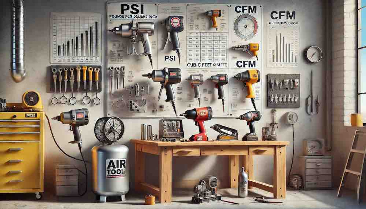 Air Tool Efficiency: PSI vs. CFM Explained