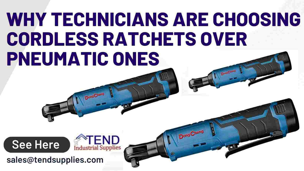 Why Technicians are Choosing Cordless Ratchets Over Pneumatic Ones - Tend  Industrial Supplies