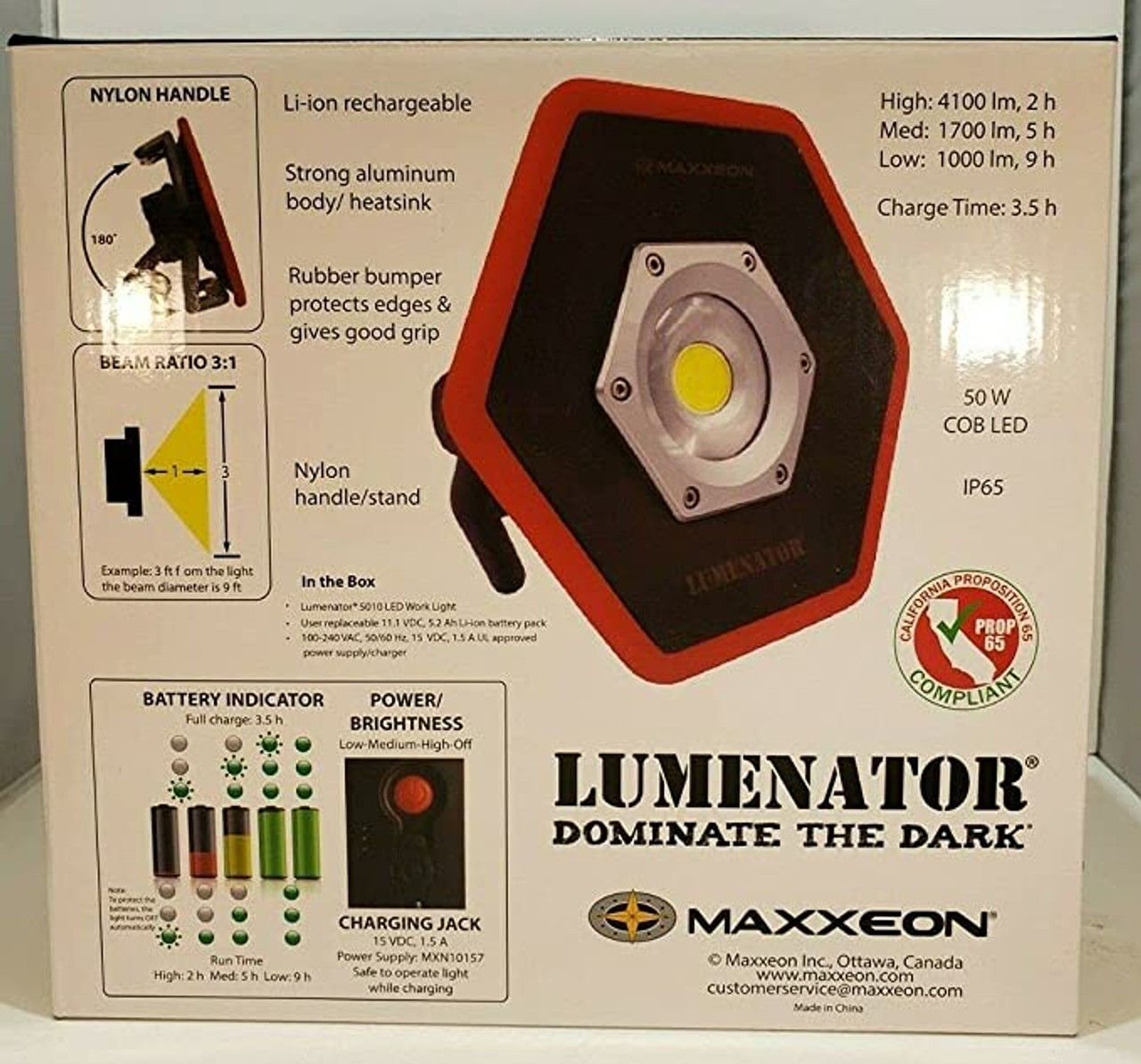 Maxxeon MXN05010 Workstar 5010 Lumenator Area Worklight