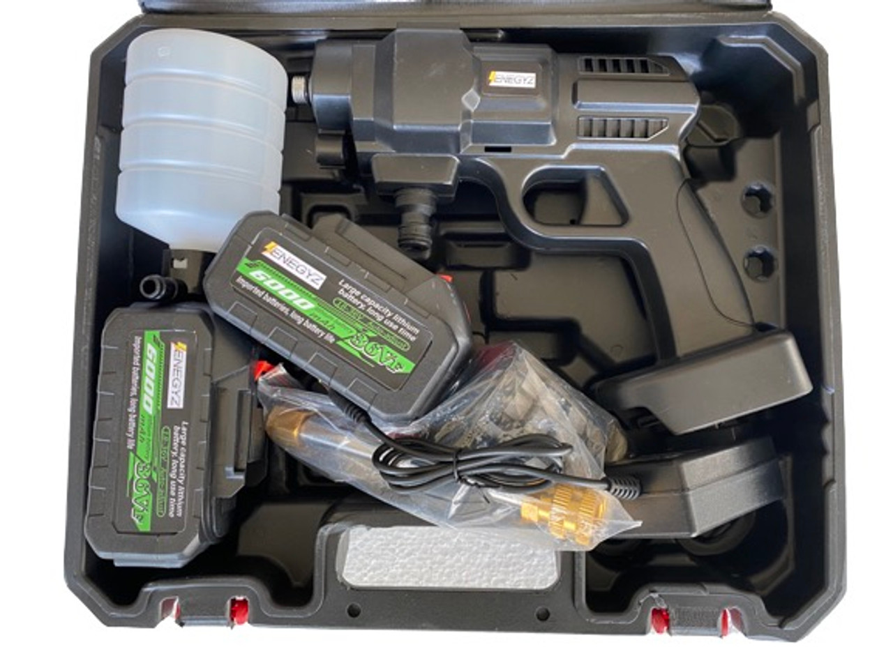Enegyz Cordless Car wash gun foam generator and spray gun 36V
