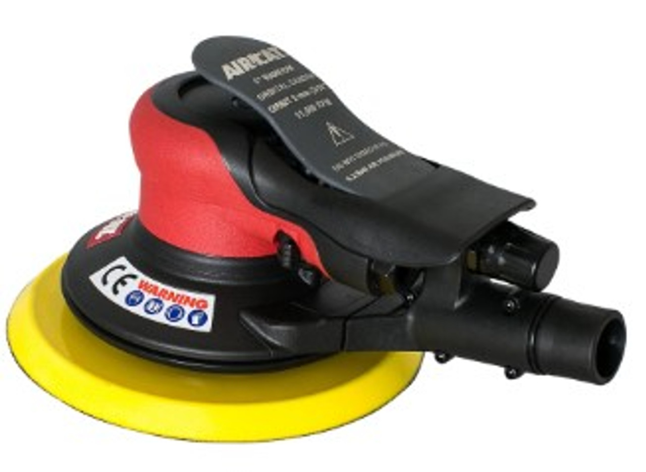 6" Air Orbit Central Vacuum Palm Sander 3/32" AIRCAT 6700-6-332CV