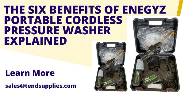 THE SIX BENEFITS OF ENEGYZ PORTABLE CORDLESS PRESSURE WASHER EXPLAINED
