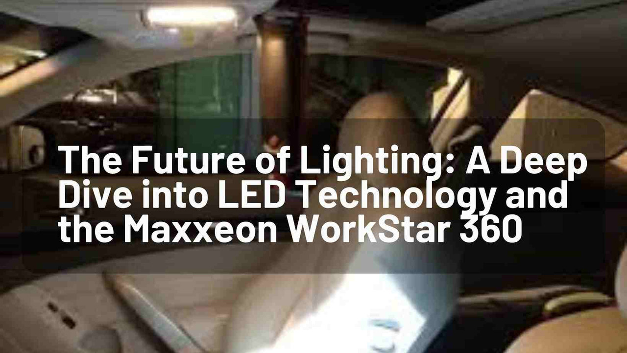The Future of Lighting: A Deep Dive into LED Technology and the Maxxeon WorkStar 360