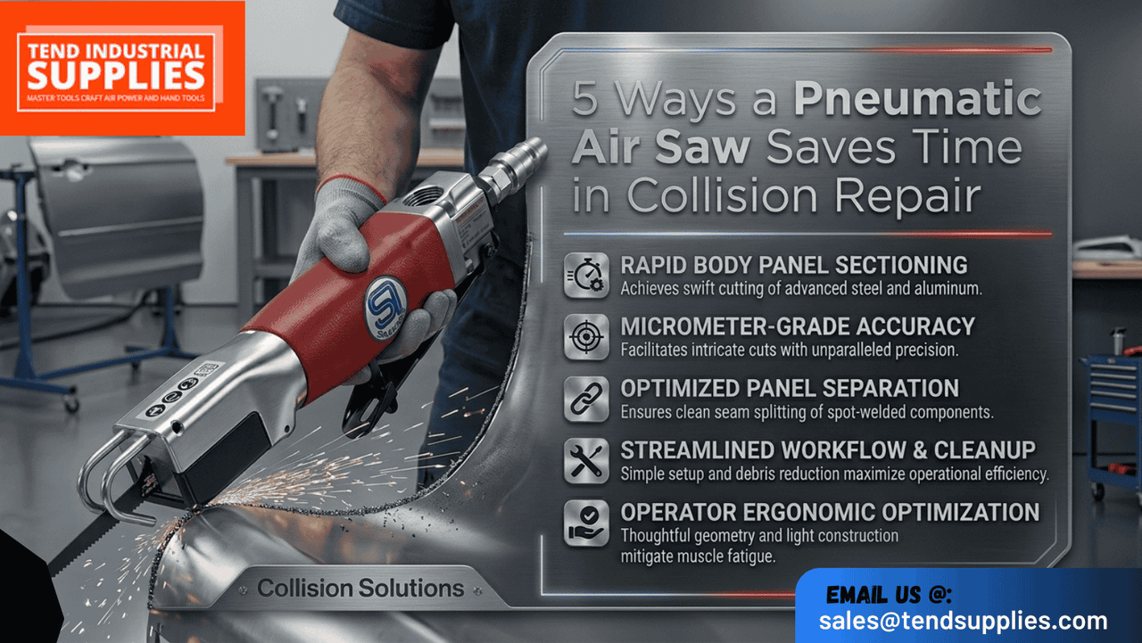 5 Ways a Pneumatic Air Saw Saves Time in Collision Repair 