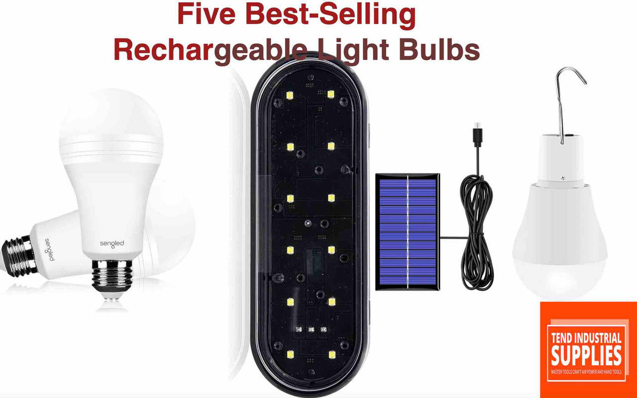 ​Top 5 Best-Selling Rechargeable Light Bulbs on Tend Supplies in 2024