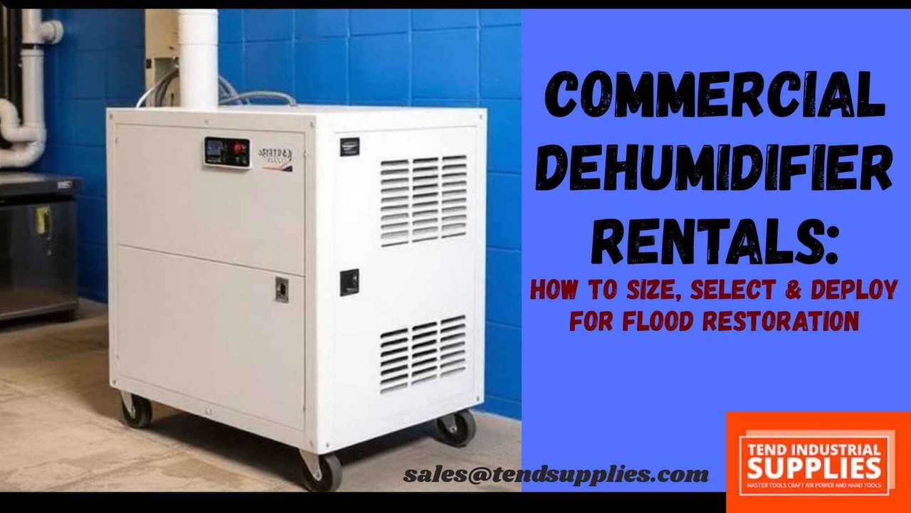 Commercial Dehumidifier Rentals: How to Size, Select & Deploy for Flood Restoration