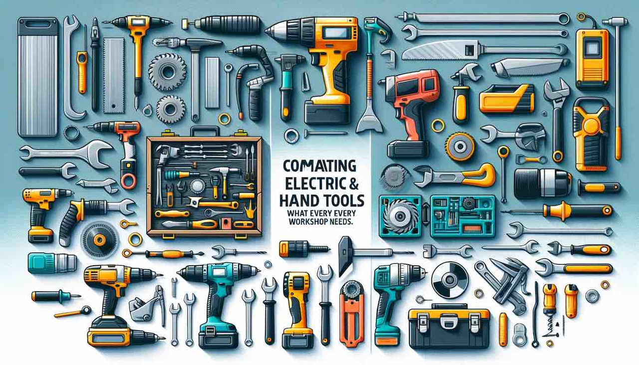 Comparing Electric and Manual Hand Tools: What Every Workshop Needs  Comparing Electric and Manual Hand Tools: What Every Workshop Needs