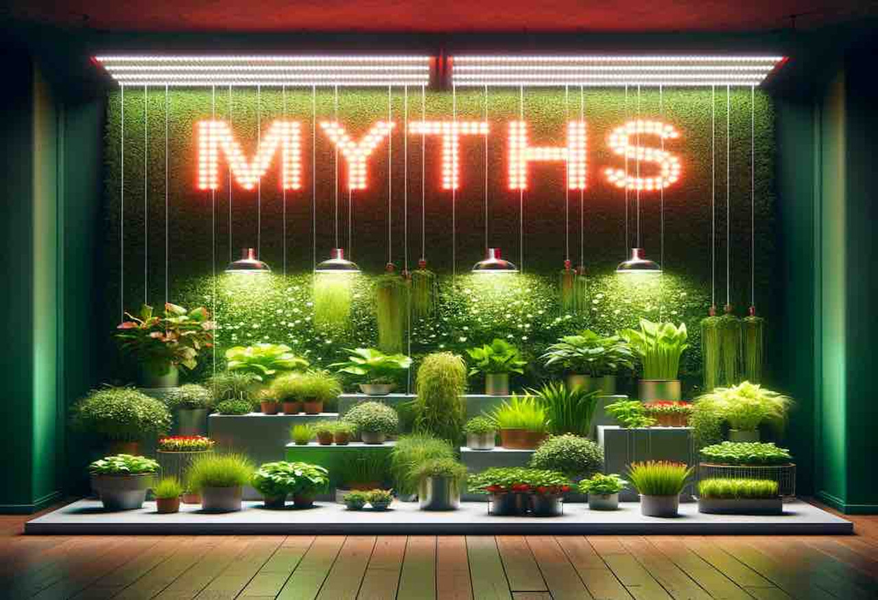Debunking Myths About Indoor Gardening with Grow Lights Debunking Myths About Indoor Gardening with Grow Lights
