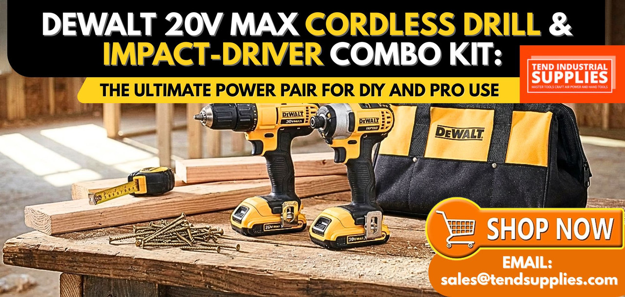 DeWalt 20V MAX Cordless Drill & Impact-Driver Combo Kit: The Ultimate Power Pair for DIY and Pro Use