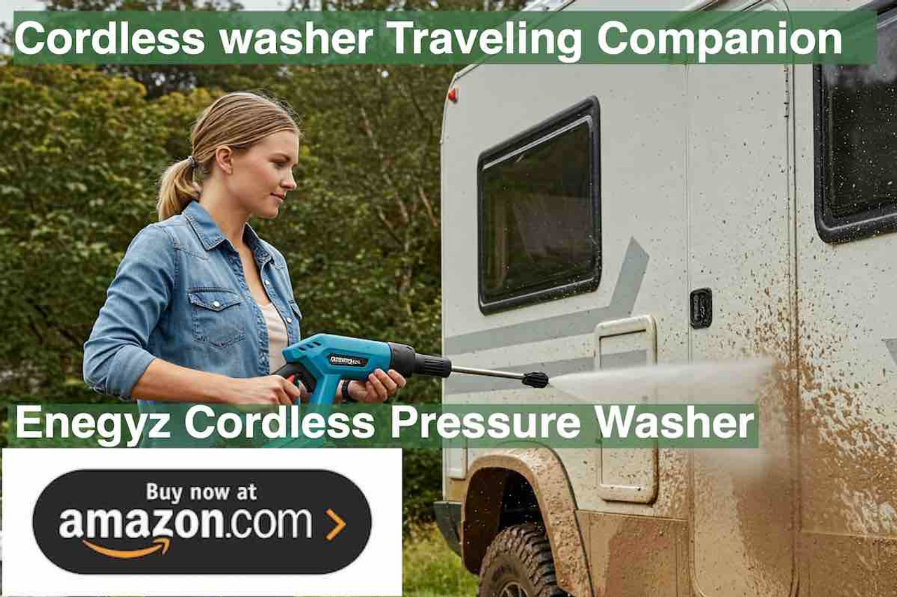 Why the Enegyz Cordless Pressure Washer is Your Best Companion for Camping and Road Trips