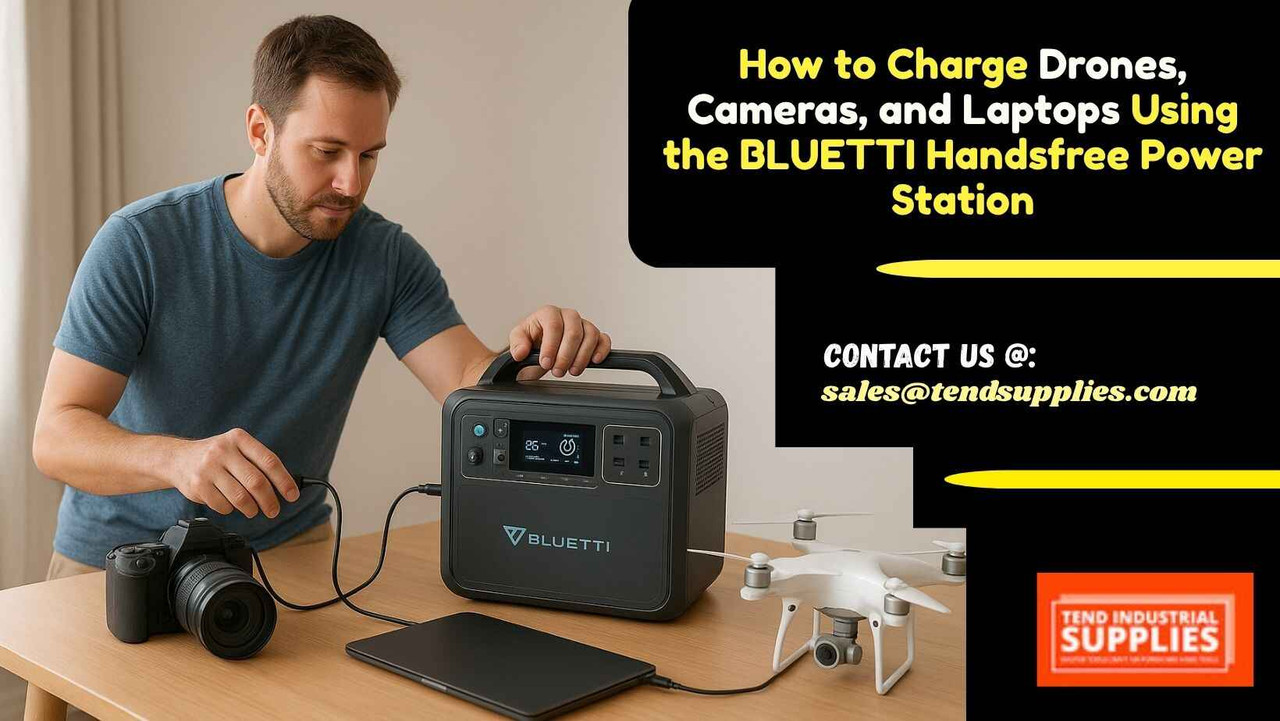 How to Charge Drones, Cameras, and Laptops Using the BLUETTI Handsfree Power Station