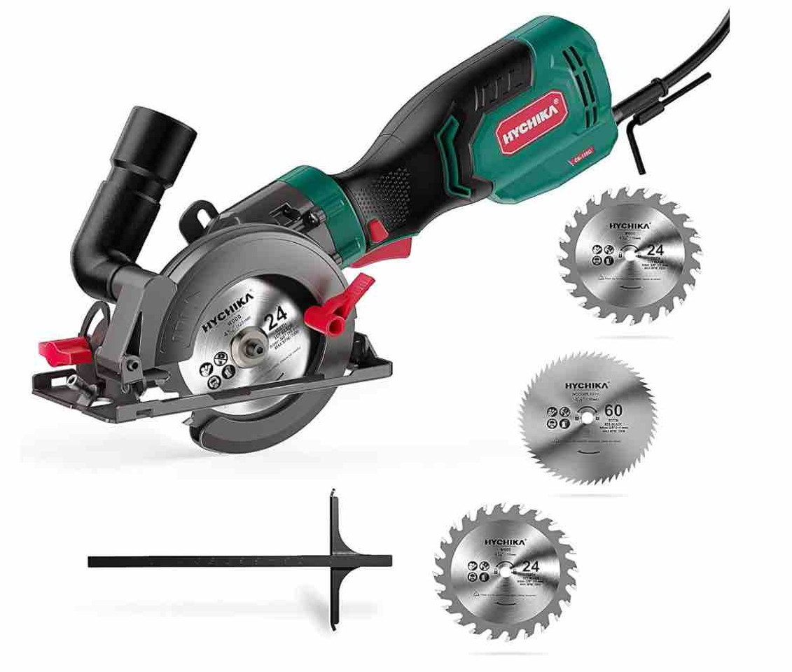 HYCHIKA 6.2A Mini Circular Saw: The DIY Game-Changer You Need