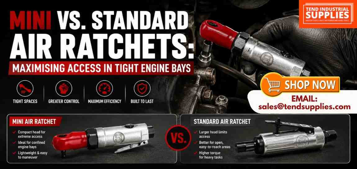 Mini vs. Standard Air Ratchets: Maximising Access in Tight Engine Bays
