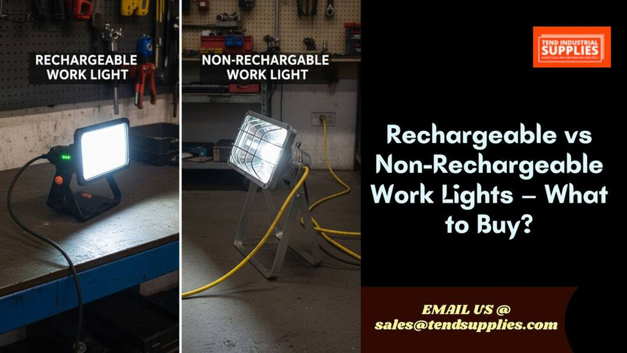 Rechargeable vs Non-Rechargeable Work Lights – What to Buy?